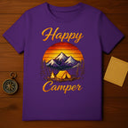 Happy Camper Graphic Tee for Outdoor Lovers