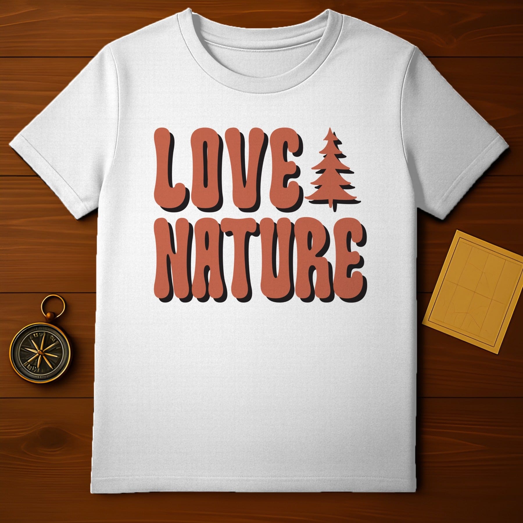 Love Nature Graphic Tee Shirt for Outdoor Enthusiasts
