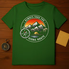 Always Take The Scenic Route Camping Graphic Shirt