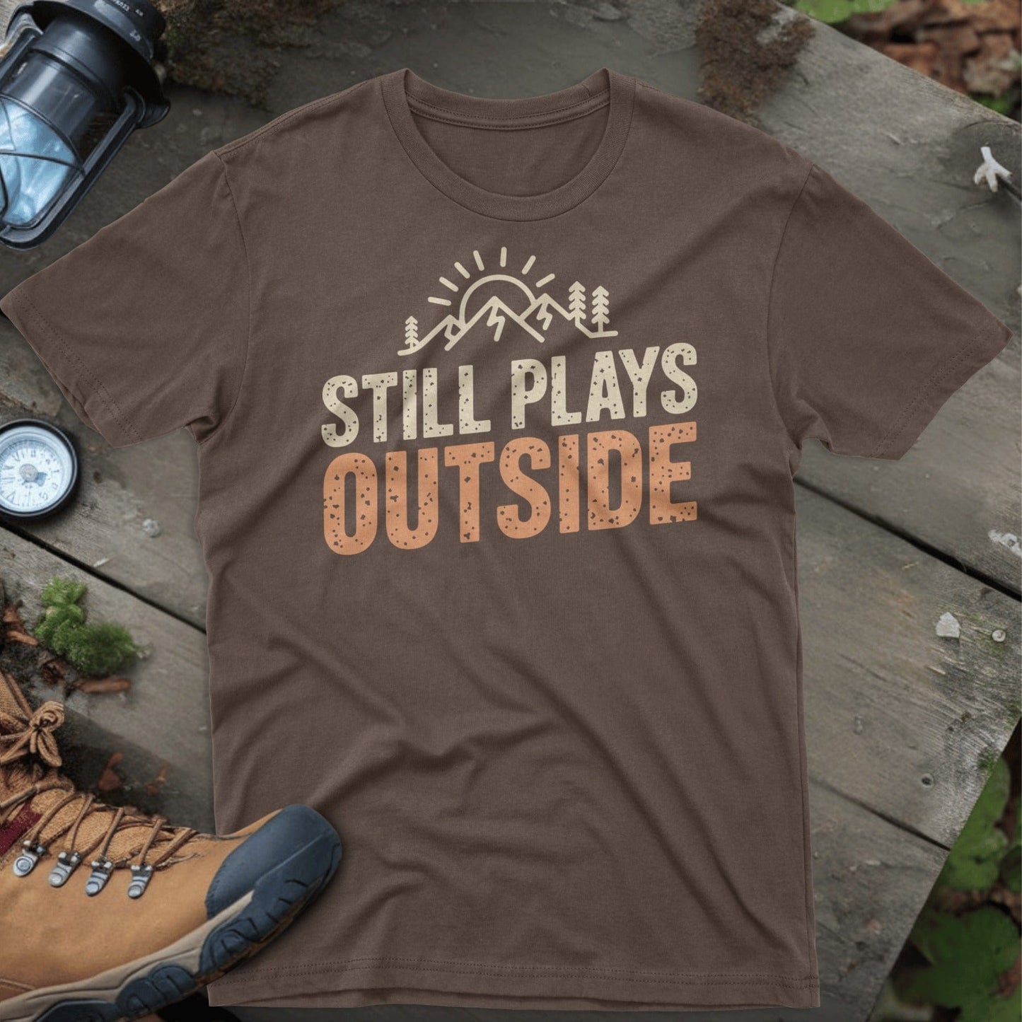 Still Plays Outside Graphic Tee Shirt product