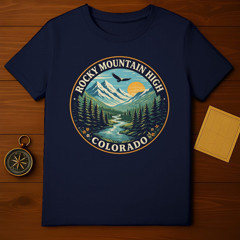 Rocky Mountain High Colorado Nature Scene product type
Rocky Mountain
Colorado Scene
Mountain High
Nature Graphic
Scenic Vista
Eagle Print
River Landscape
Forest Design
Sunrise Motif
Outdoor Adventure
Colorado Explore
Travel Inspired
Wilderness Art
Peak View
Nature Lover
Mountain Range
Retro Outdoors
Majestic Scenery
Western US
Wild Beauty