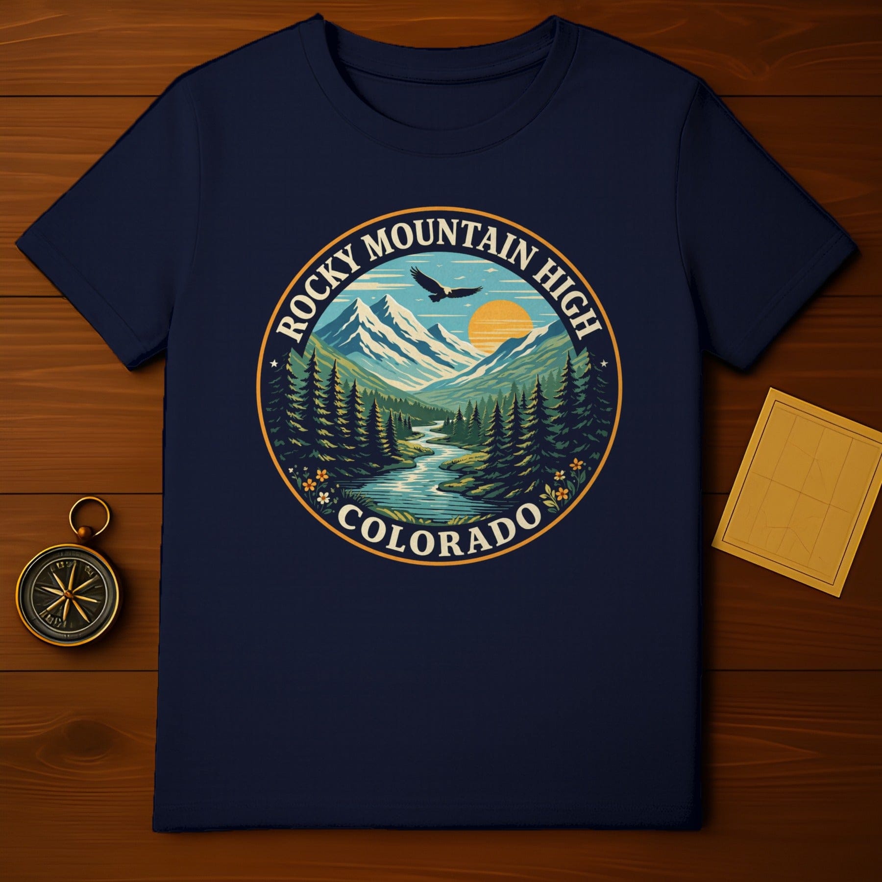 Rocky Mountain High Colorado Nature Scene product type
Rocky Mountain
Colorado Scene
Mountain High
Nature Graphic
Scenic Vista
Eagle Print
River Landscape
Forest Design
Sunrise Motif
Outdoor Adventure
Colorado Explore
Travel Inspired
Wilderness Art
Peak View
Nature Lover
Mountain Range
Retro Outdoors
Majestic Scenery
Western US
Wild Beauty