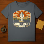 SOUTHWEST SOUL Cactus Mountains Desert Sun Rays product type
Southwest
Soul
Cactus
Desert
Mountains
Sun
Landscape
Vintage
Retro
Nature
Outdoor
Adventure
Travel
Wanderlust
Graphic
Design
Apparel
Clothing
T-shirt
Unique