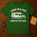 Livin' in a Van Down by the River Graphic T-Shirt
