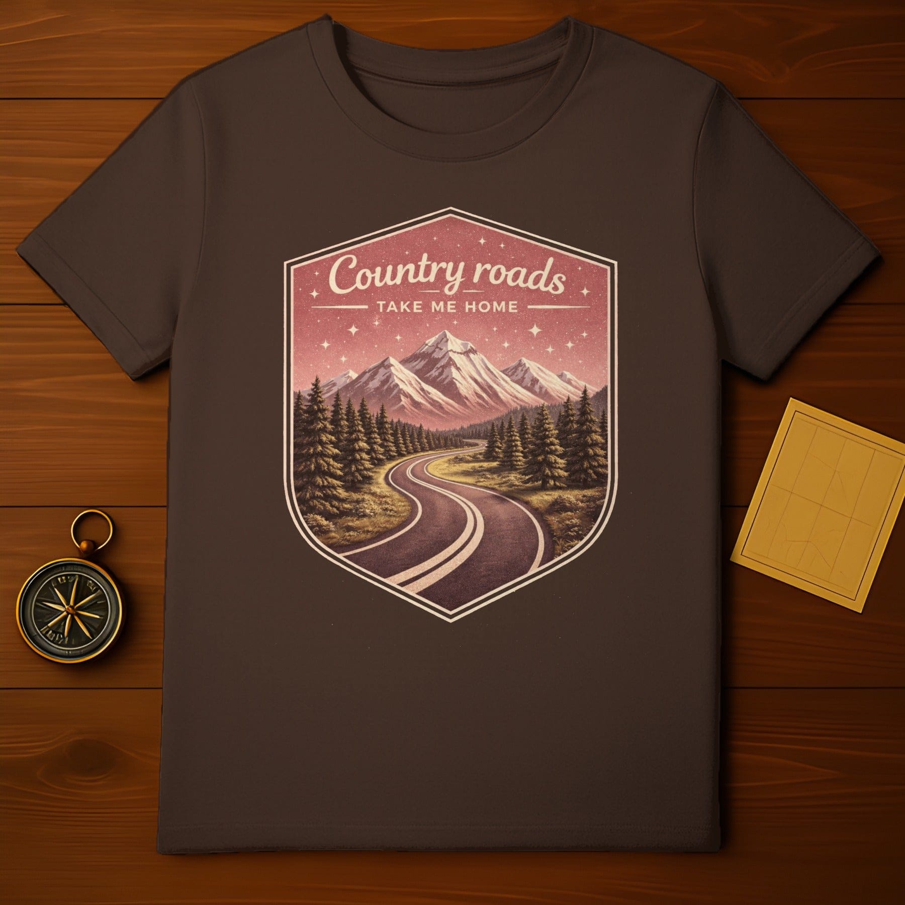 Country Roads Take Me Home Mountain and Forest Shirt