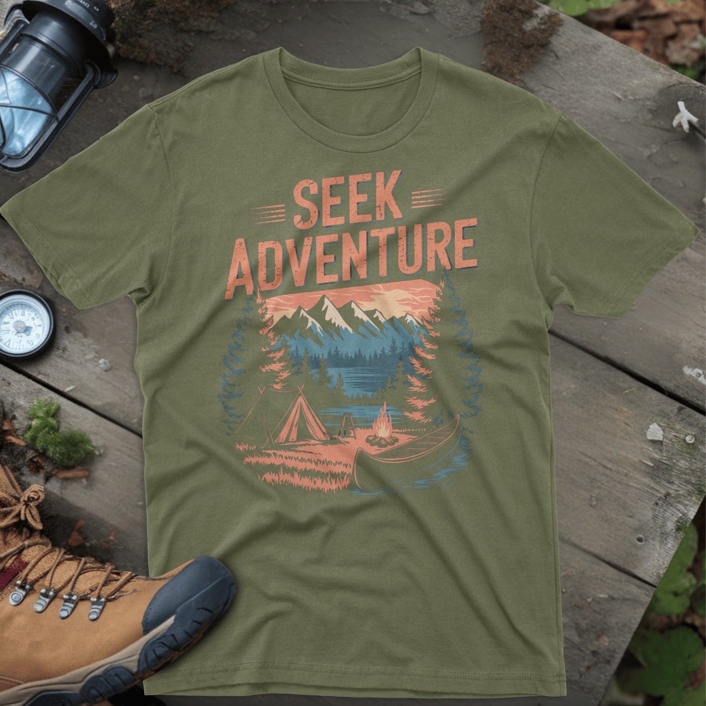 Seek Adventure Landscape Graphic Tee product