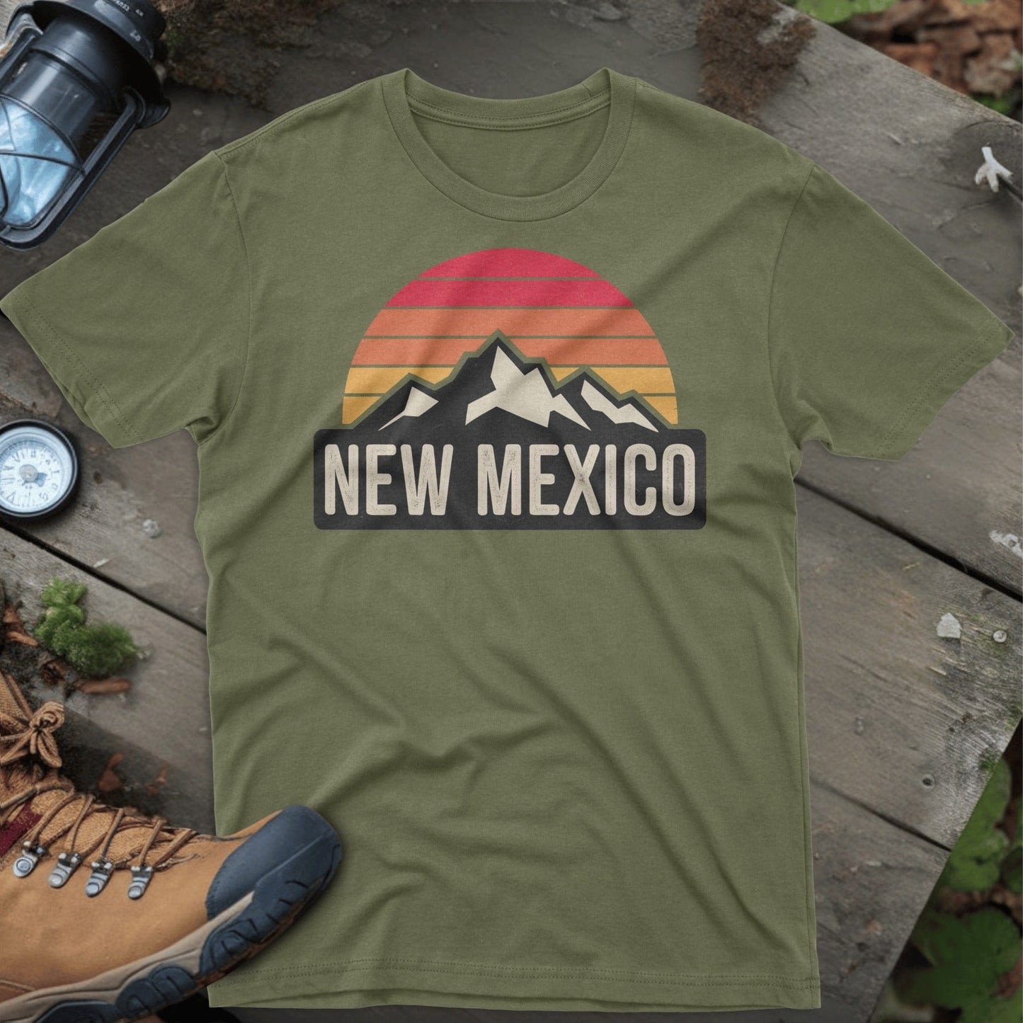 Retro New Mexico Mountain Graphic T-Shirt product