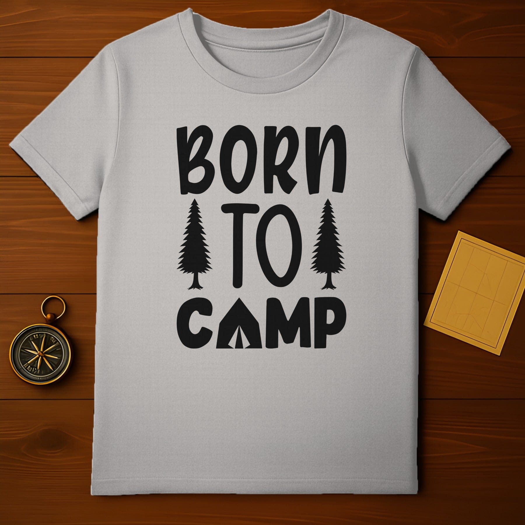 Born to Camp Shirt Ideal for Outdoor Enthusiasts