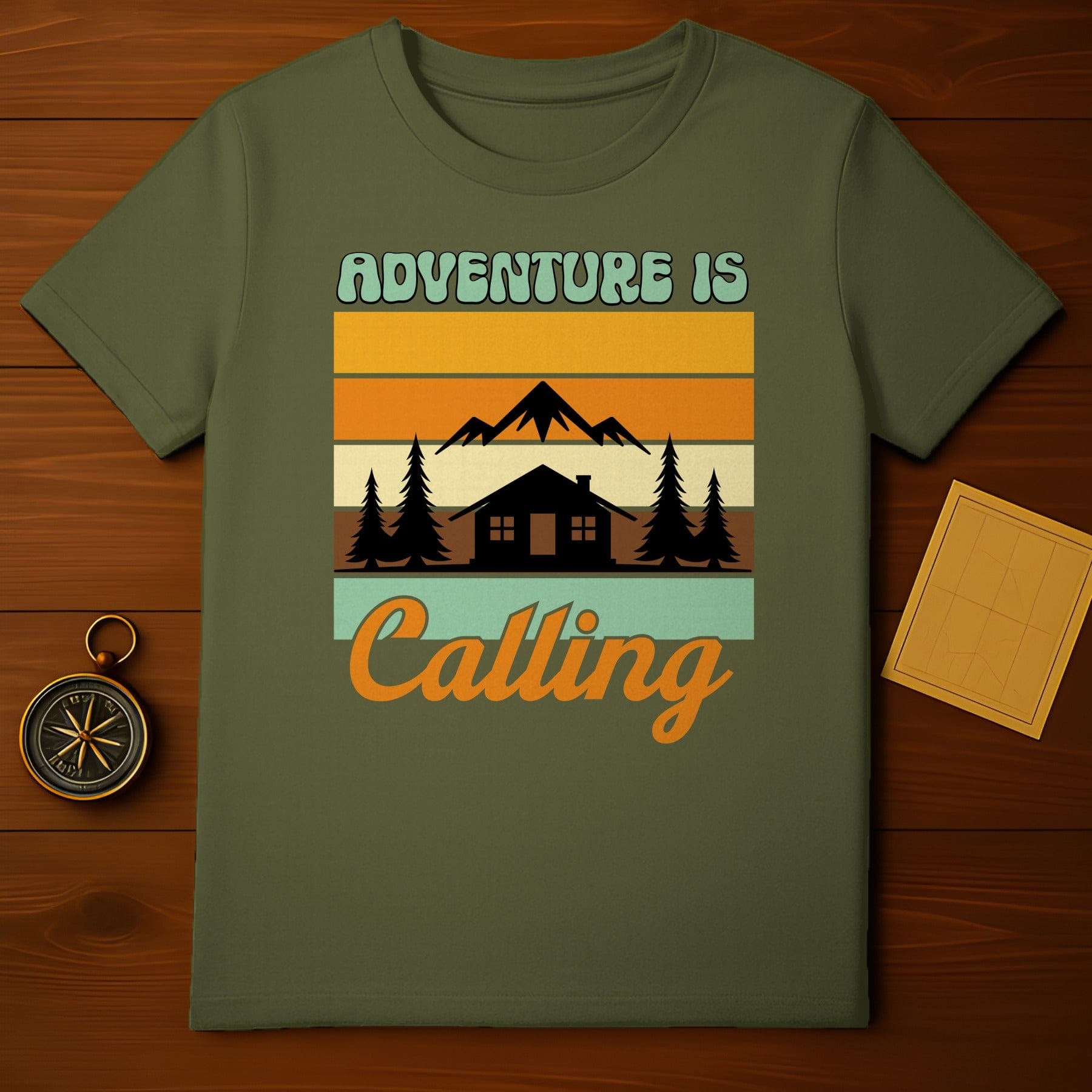Adventure Is Calling T-Shirt for Outdoor Enthusiasts