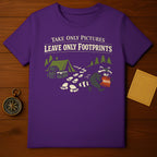 Take Only Pictures Leave Only Footprints Camping Shirt