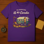 Glamping Is My Cardio Illustrated Camping Tee