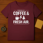 Powered by Coffee & Fresh Air Graphic Tee