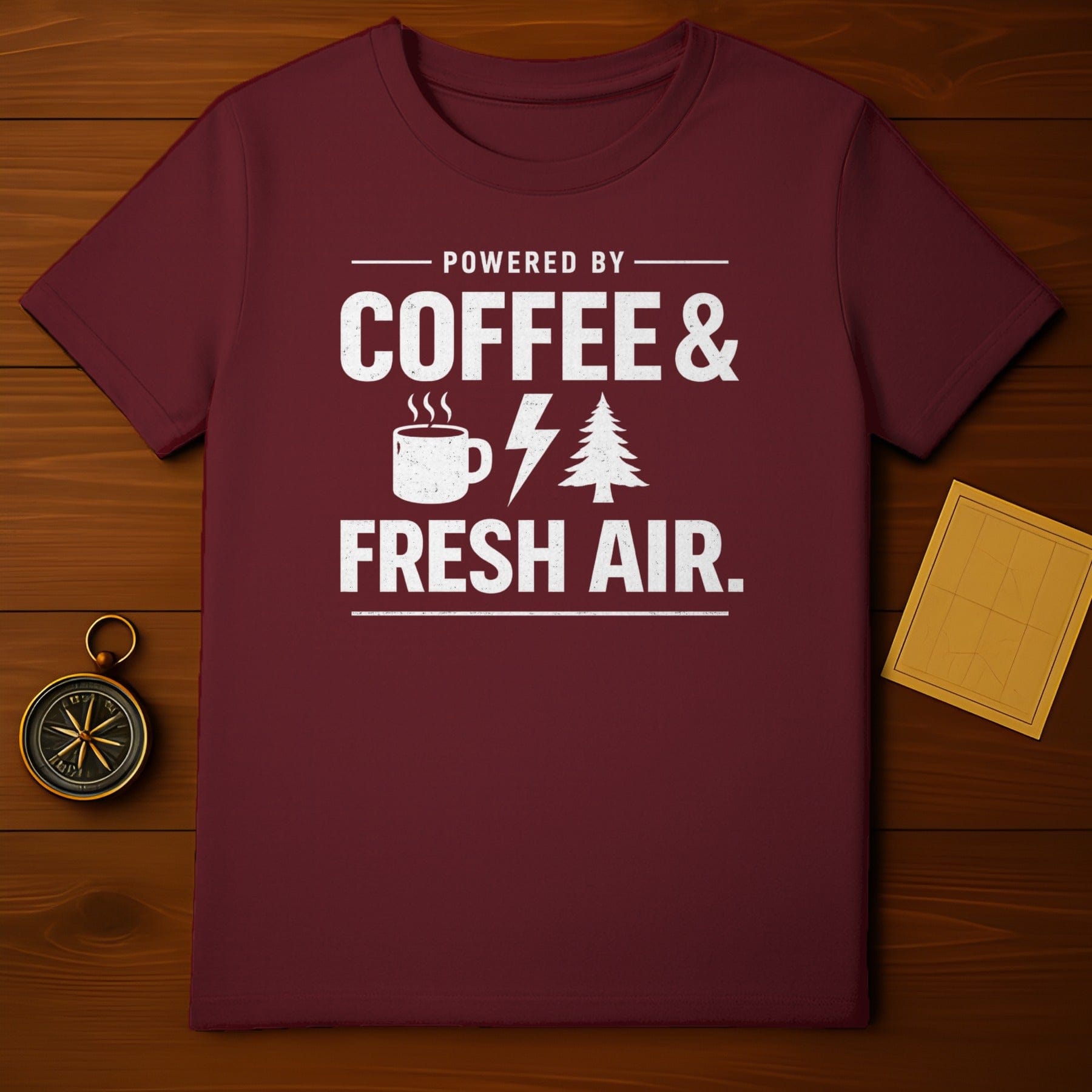 Powered by Coffee & Fresh Air Graphic Tee