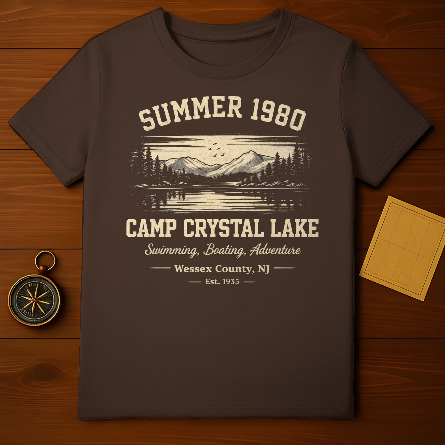 Camp Crystal Lake Summer 1980 Adventure T-shirt