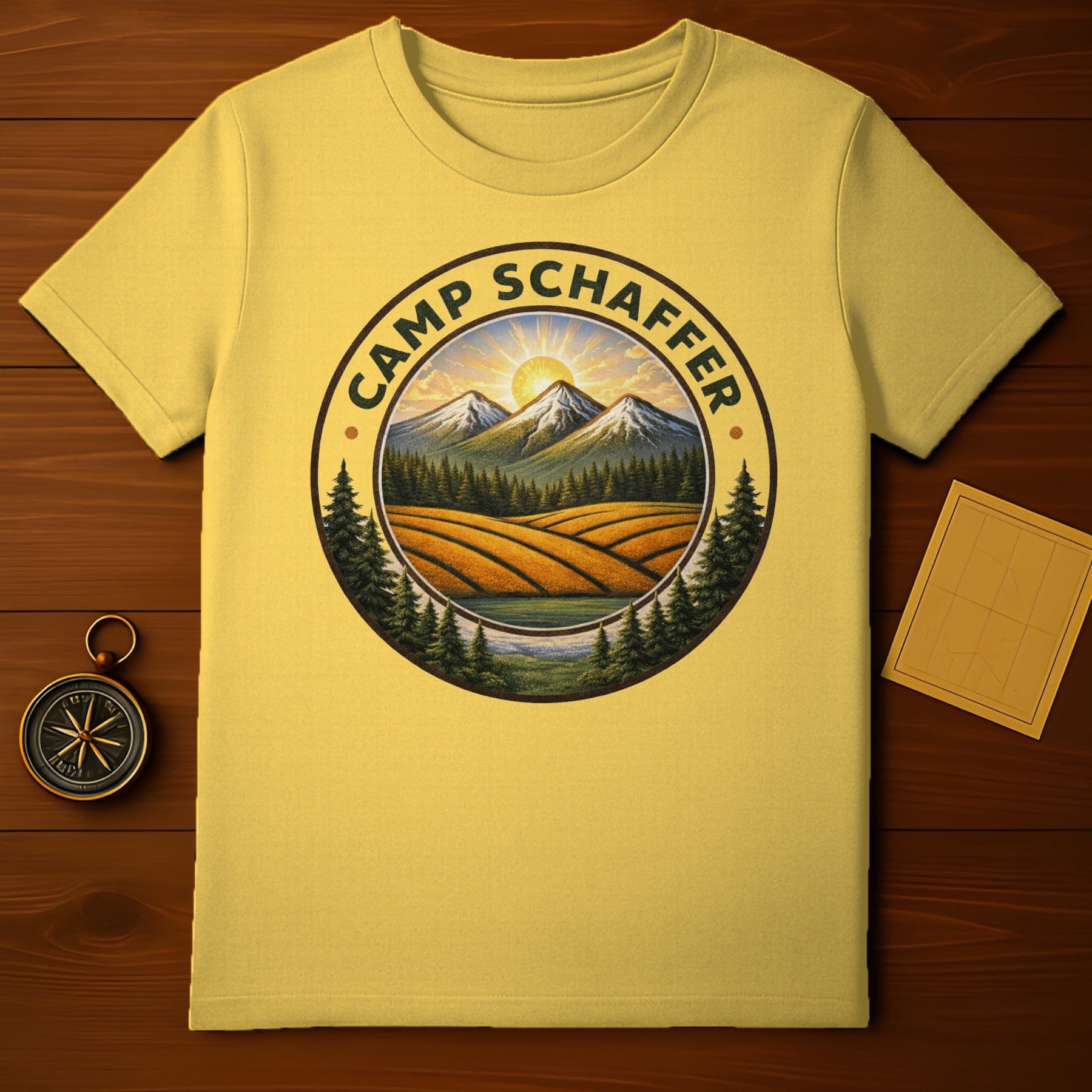 Camp Schaffer Mountain Sunrise Graphic T-Shirt