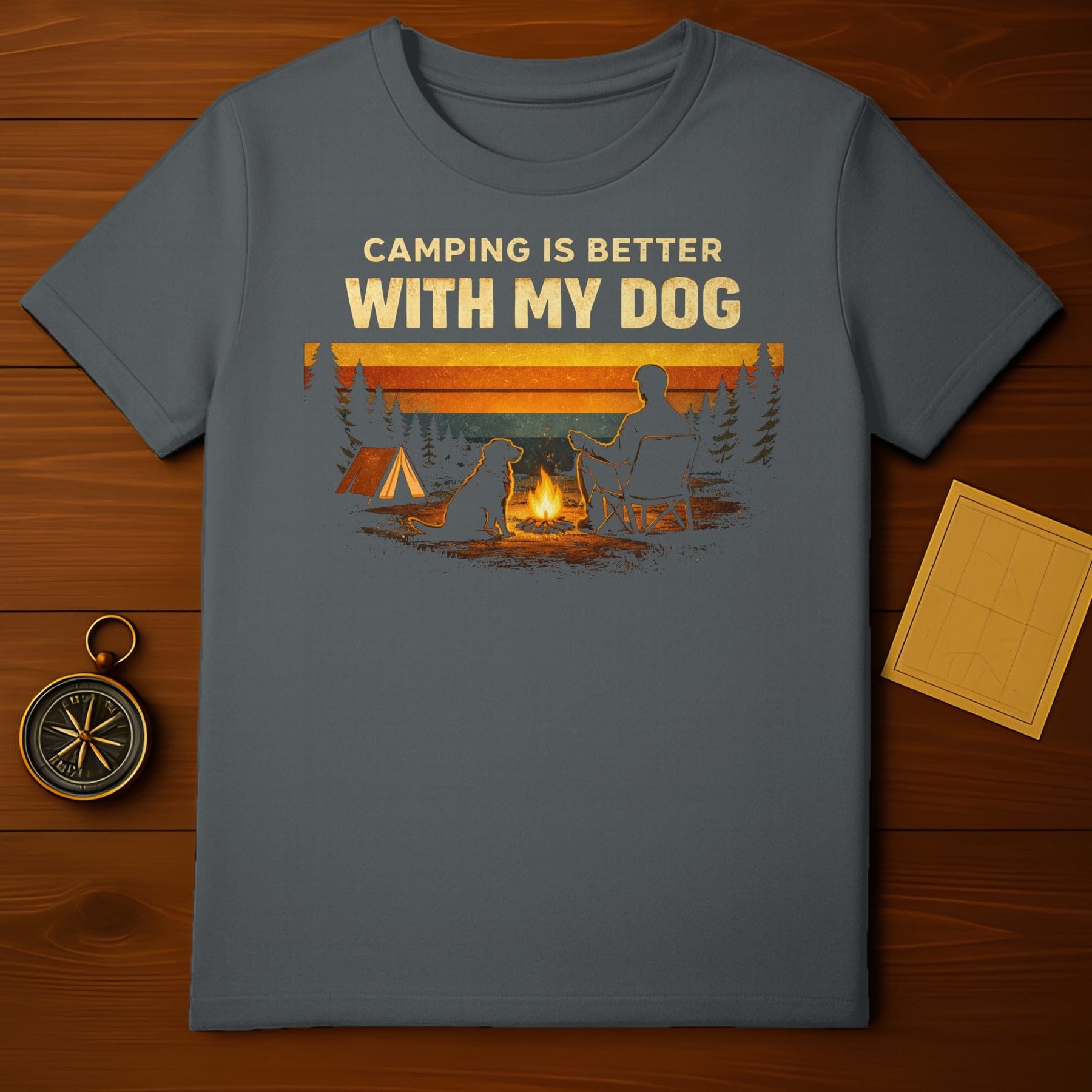 Camping is Better with My Dog Shirt