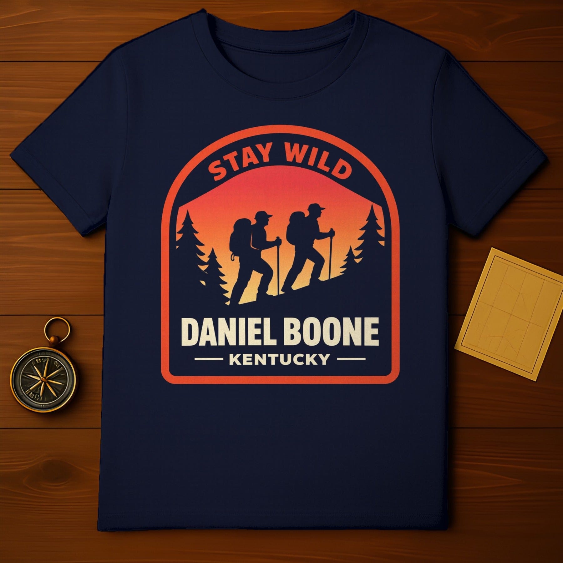 STAY WILD DANIEL BOONE KENTUCKY hiking adventure product type