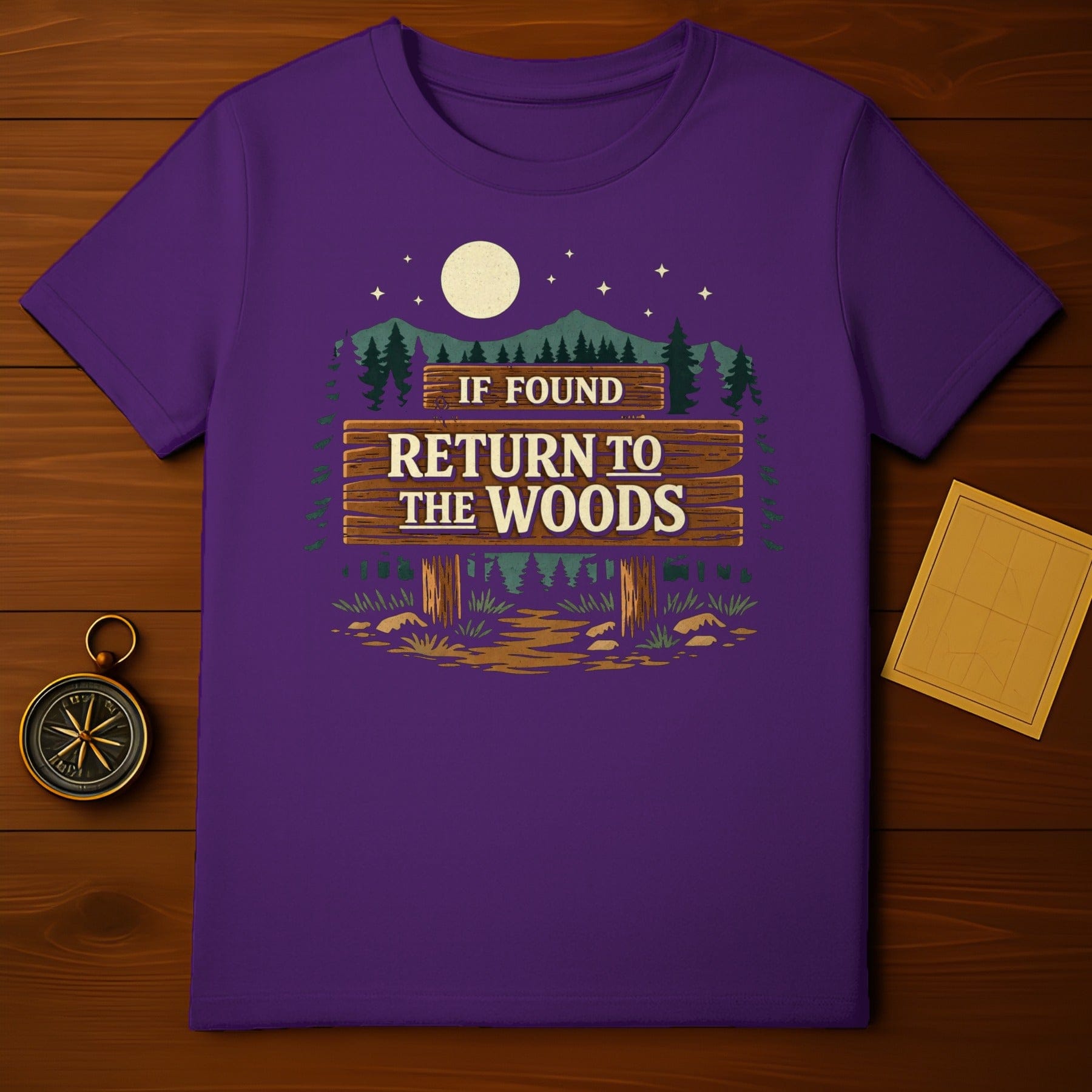 If Found Return To The Woods Night Forest Sign T-Shirt Product Type
If Found T-shirt
Return To Woods
Forest Design
Nature Lover
Outdoor Adventure
Camping Gear
Hiking Tee
Moon Stars Shirt
Night Sky Graphic
Woodland Sign
Mountains Forest
Purple Apparel
Unique T-shirt
Wilderness Print
Lost And Found
Great Outdoors
Explore Nature
Scenic Design
Retro Outdoors
Adventure Time