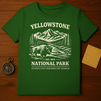 Yellowstone National Park Est. 1872 Green T-Shirt