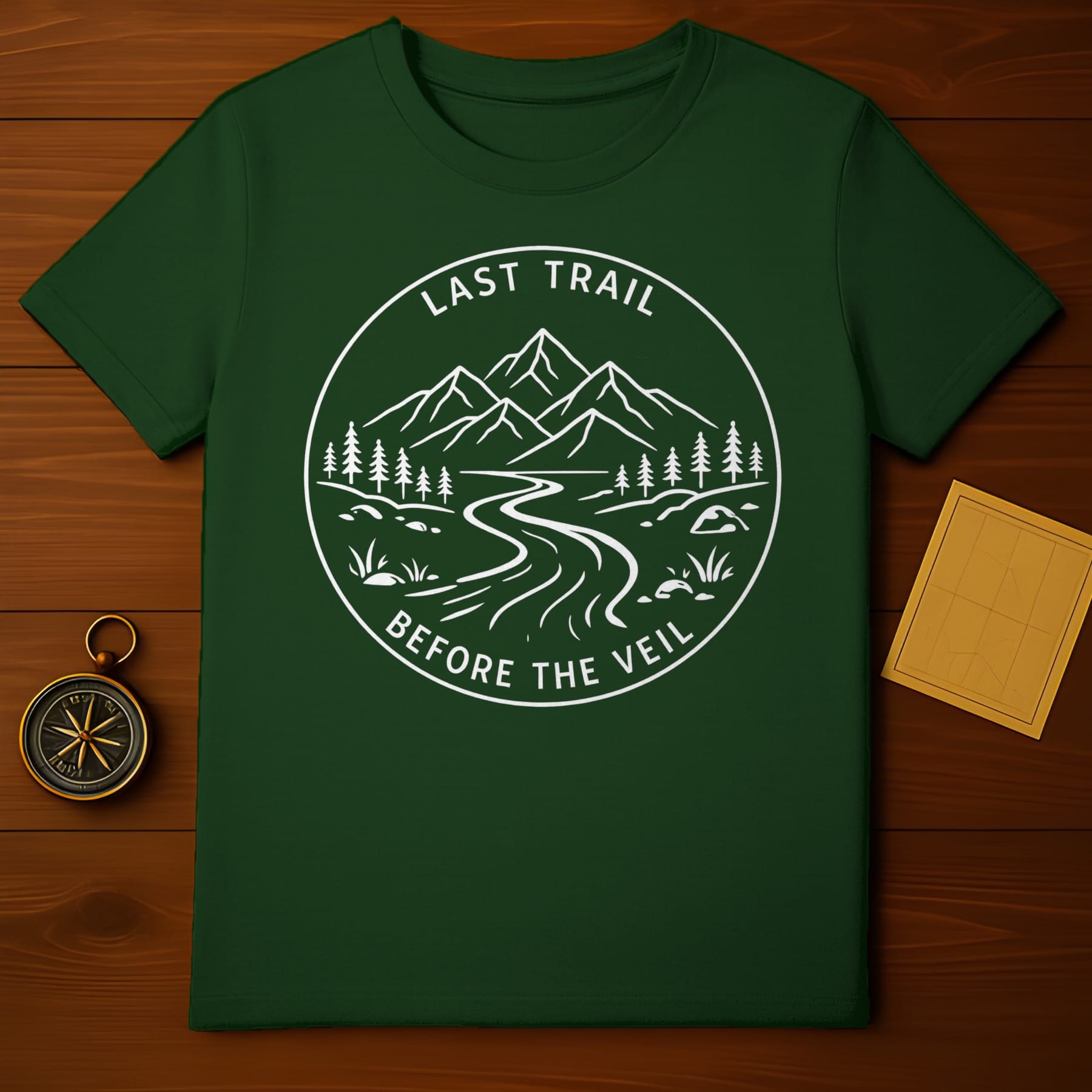 Last Trail Before The Veil Mountain Adventure Shirt