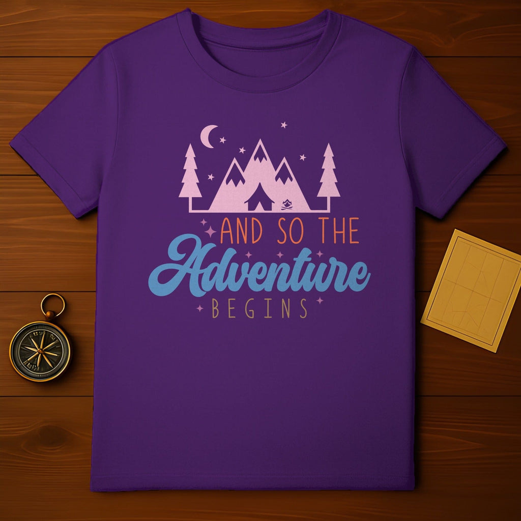 And So The Adventure Begins Camping T-Shirt