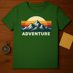 Adventure Mountains Sunset Graphic T-Shirt