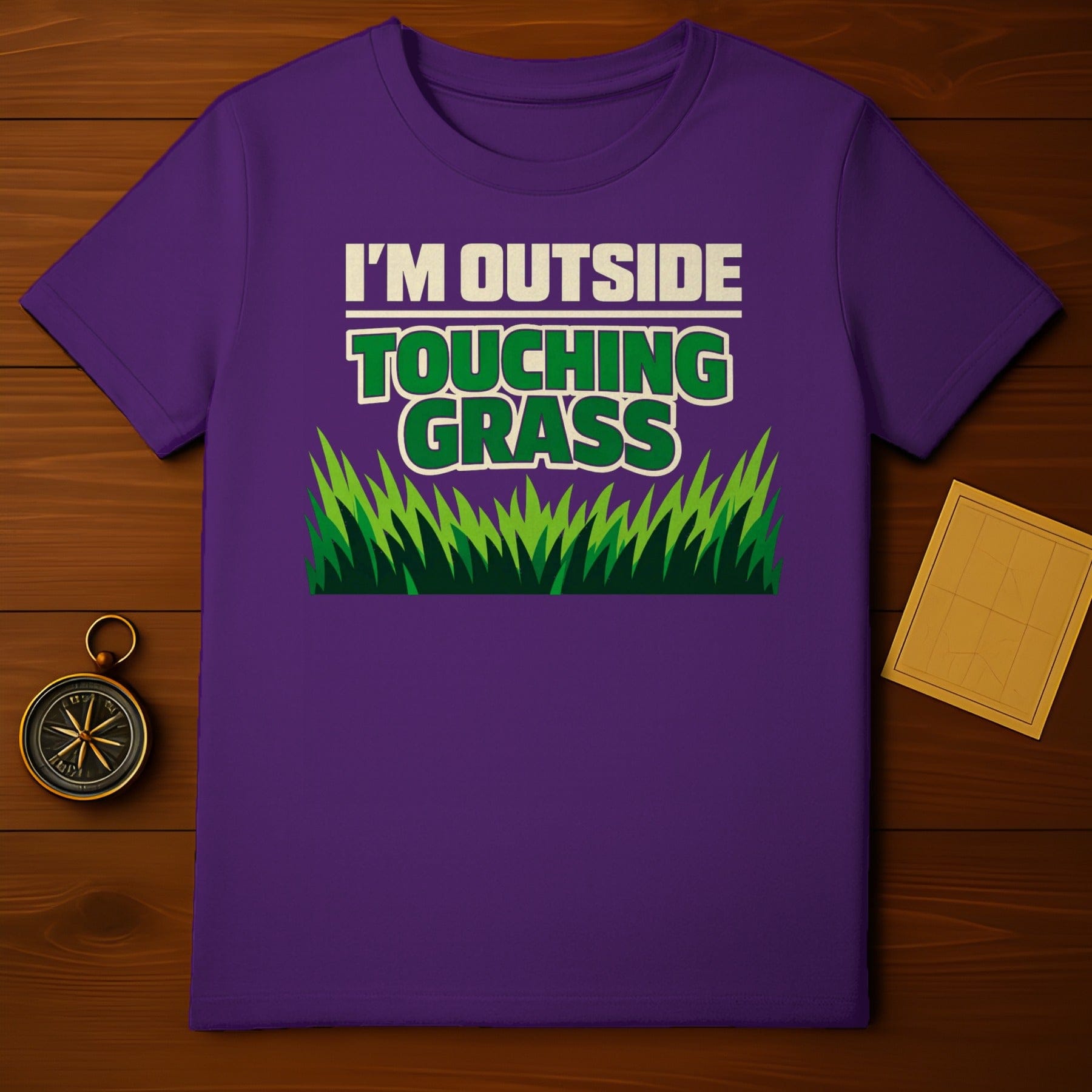 I'M OUTSIDE TOUCHING GRASS Funny Quote product type
Touching Grass
I'm Outside
Funny Quote
Gamer Humor
Outdoor Life
Nature Lover
Grass Design
Purple Shirt
Graphic Tee
Sarcastic Gift
Meme Culture
Social Media
Outdoorsy
Green Grass
Internet Meme
Casual Style
Unique Design
Playful Shirt
Fun Apparel
Pop Culture