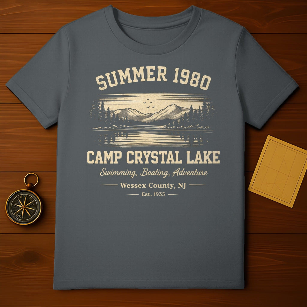 Summer 1980 Camp Crystal Lake Wessex County NJ T-Shirt