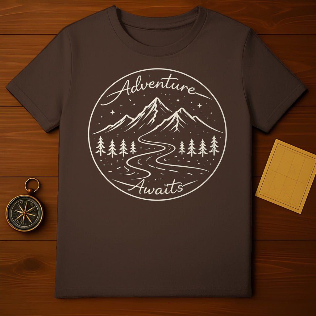 Adventure Awaits Graphic Tee Inspirational T-Shirt