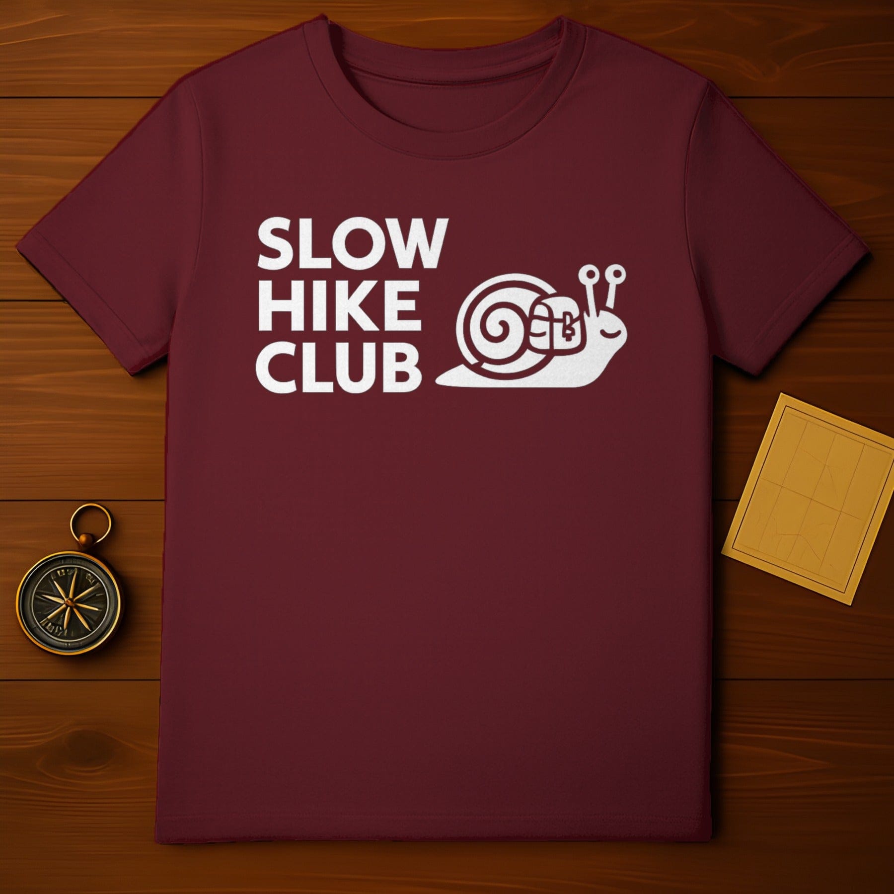 Slow Hike Club Snail Outdoor Enthusiast Shirt