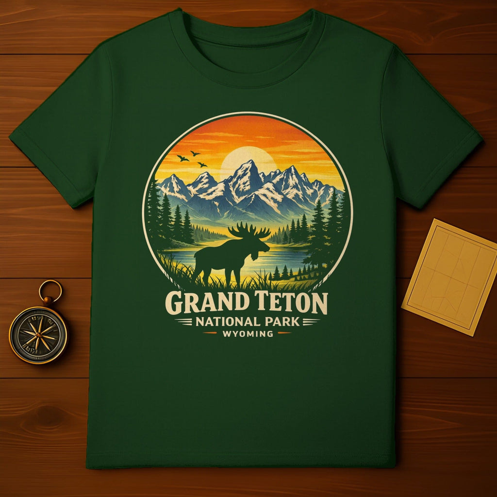 Grand Teton National Park Wyoming Moose T-Shirt