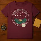 Sleep Under The Stars But Bring Coffee T-shirt