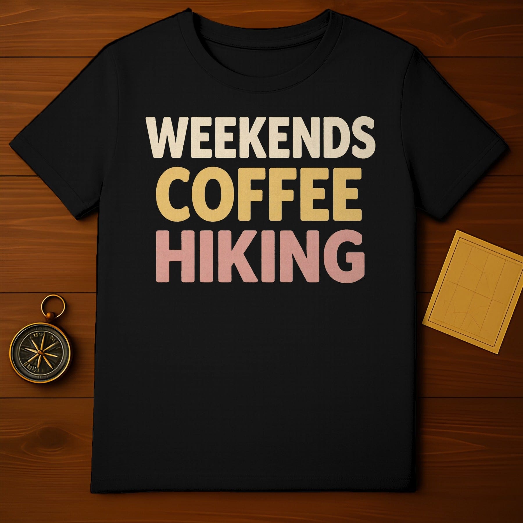 WEEKENDS COFFEE HIKING Apparel product type