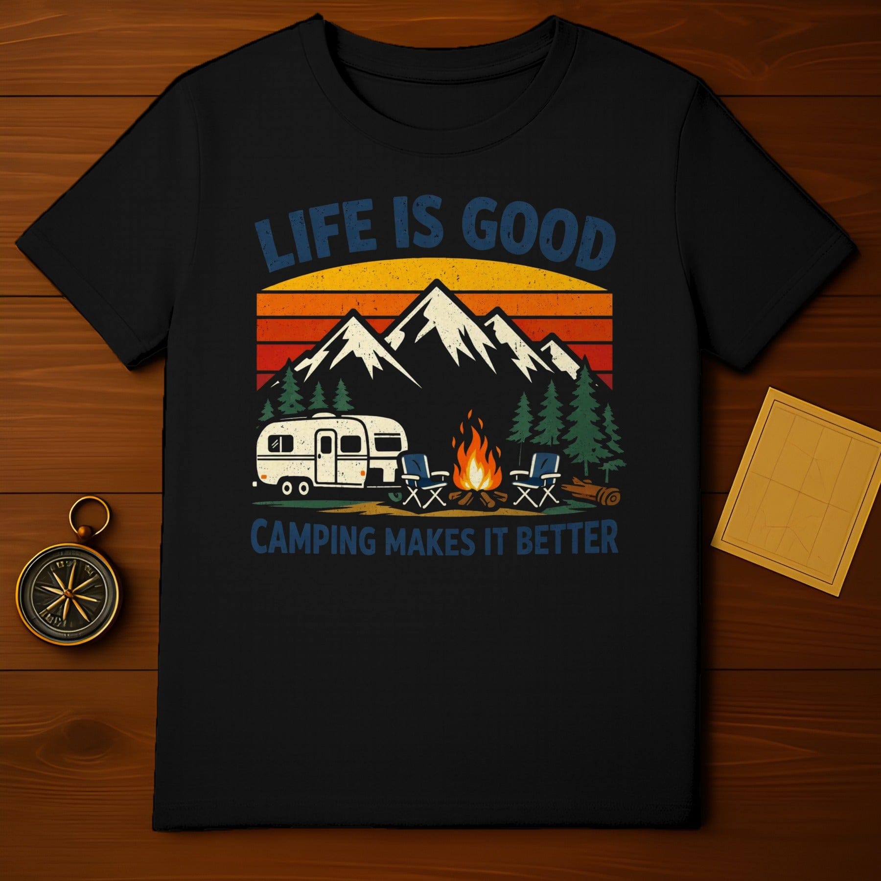 Life Is Good Camping Makes It Better T-shirt