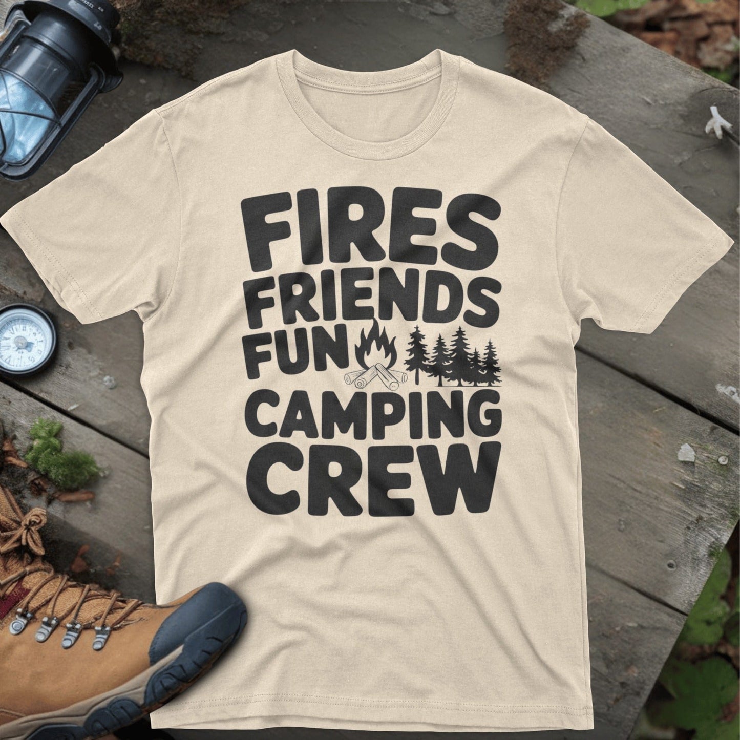 Fires Friends Fun Camping Crew T-shirt product