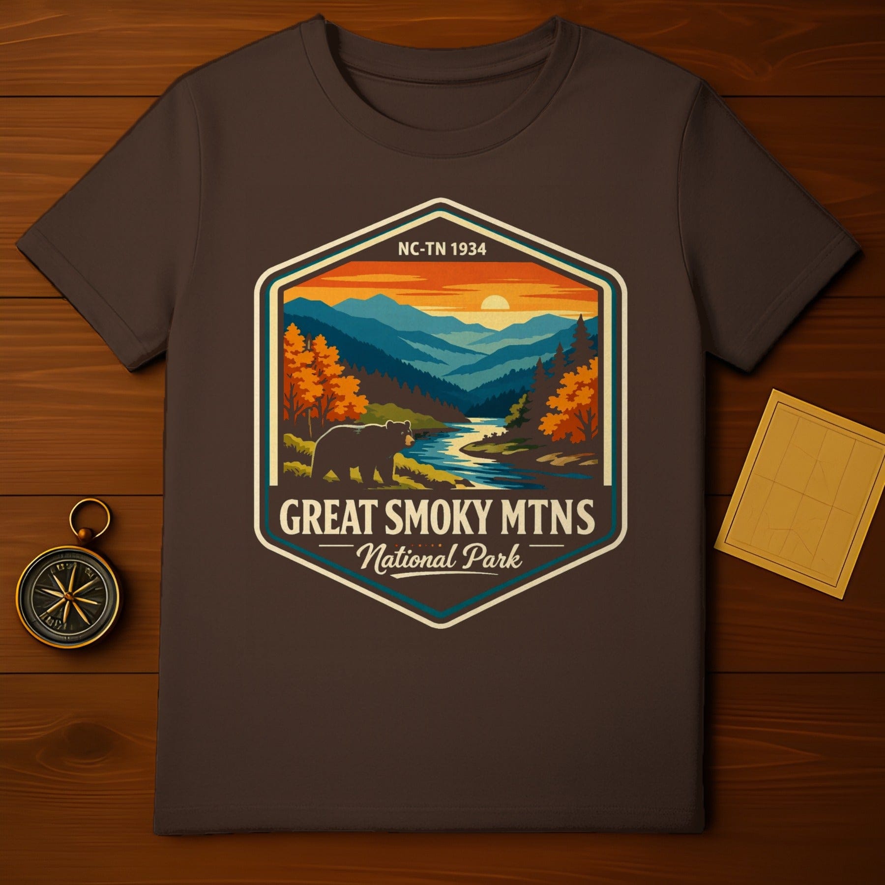 GREAT SMOKY MTNS National Park NC-TN 1934 product type