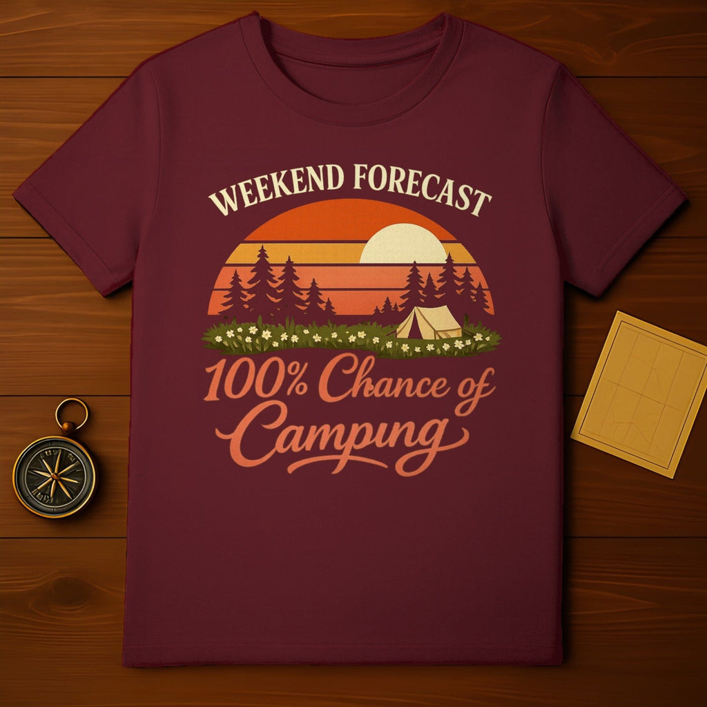 WEEKEND FORECAST 100% Chance of Camping product type
