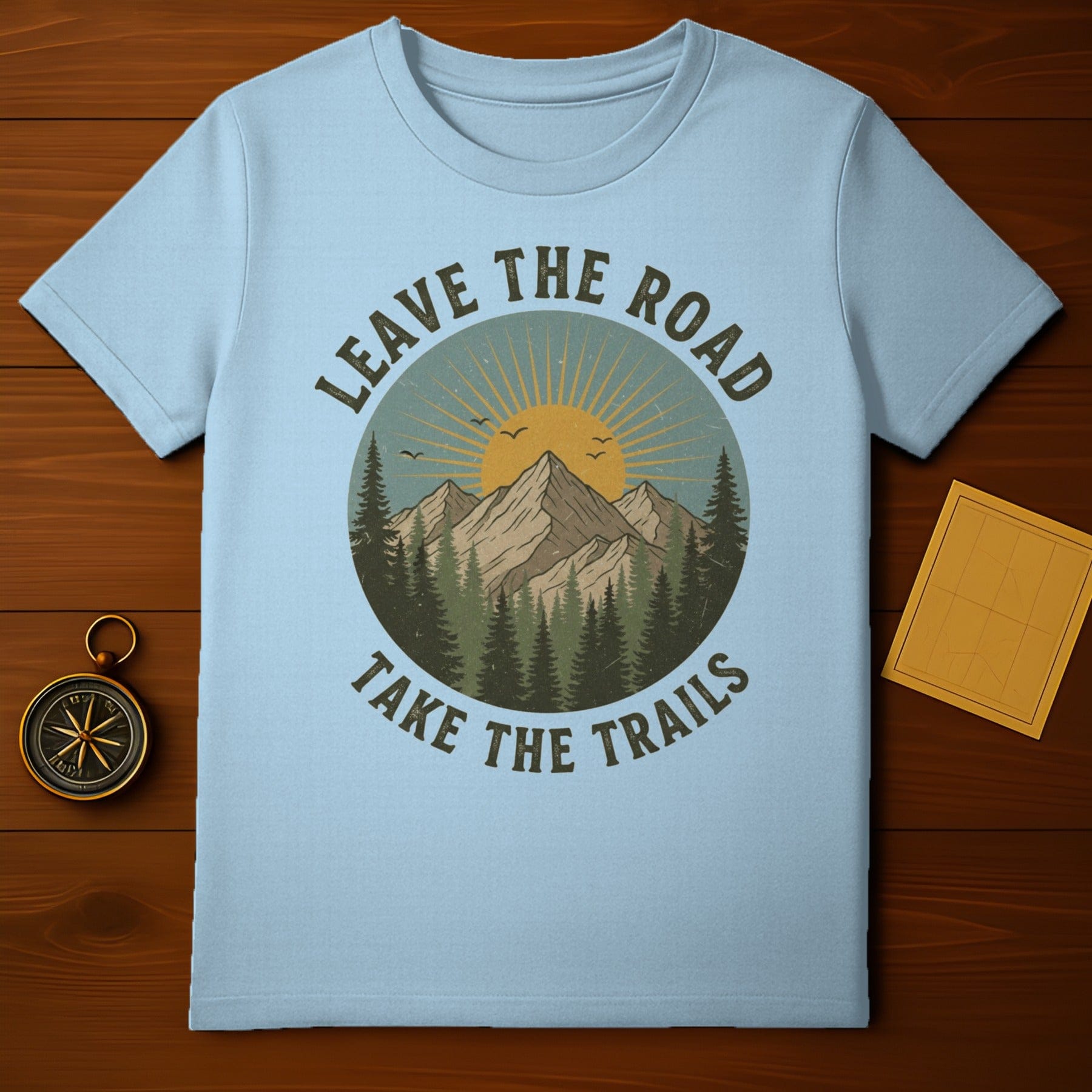 Leave The Road Take The Trails Adventure T-shirt