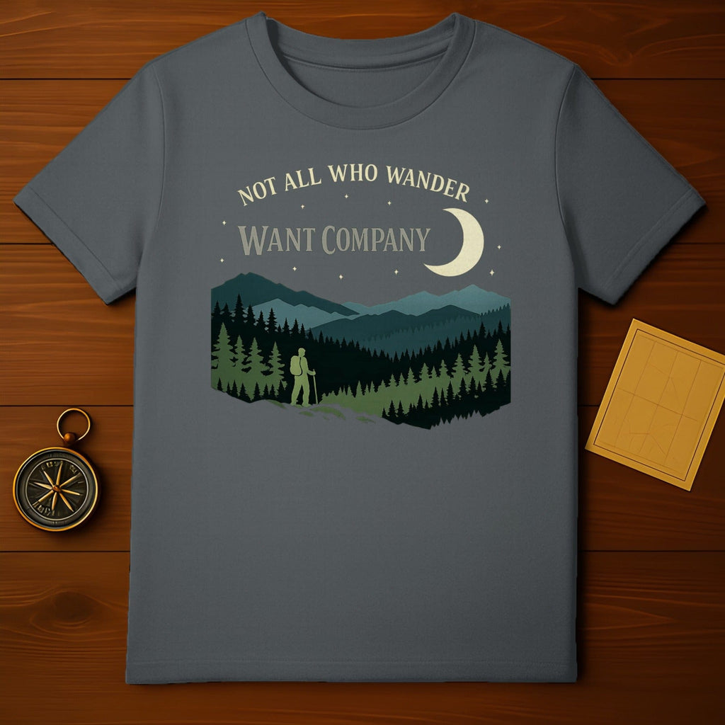 Not All Who Wander Want Company Forest Hiker Moon Stars product type