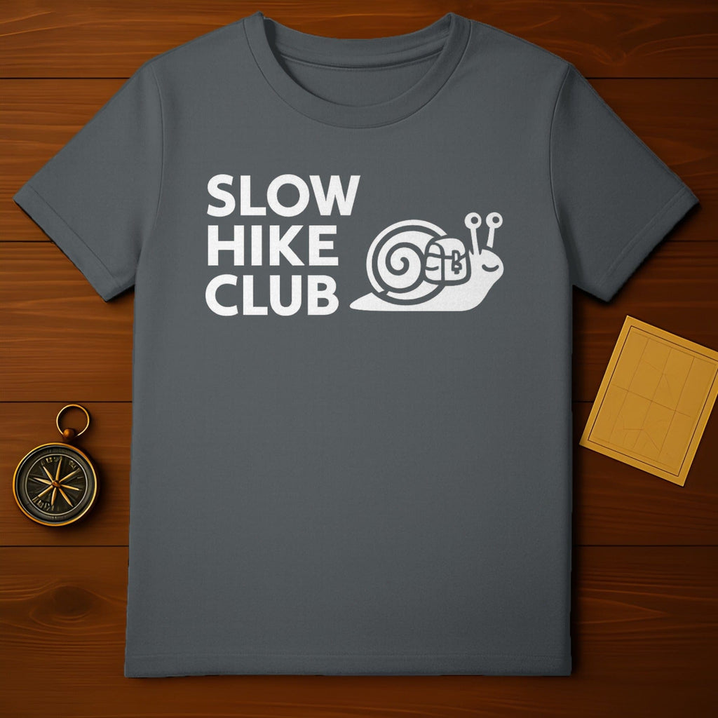 Slow Hike Club Snail Printed Tee Shirt