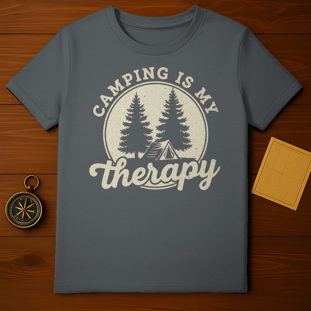 Camping Is My Therapy Graphic T-Shirt