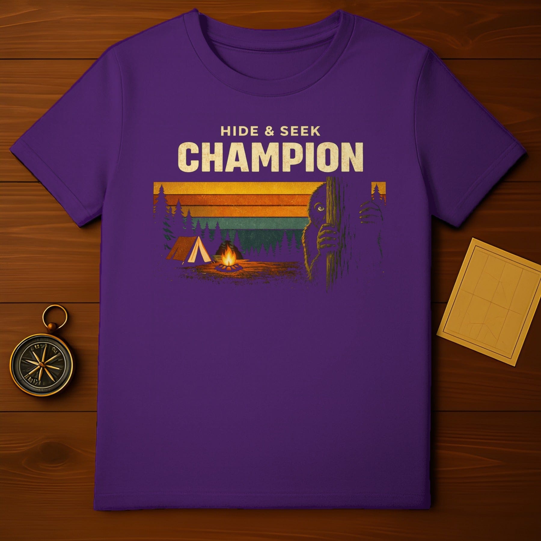 Hide and Seek Champion Vintage Camping Shirt