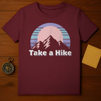 Take a Hike Graphic Mountain Sunset T-Shirt