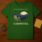 My Retirement Plan Campsites Graphic T-shirt