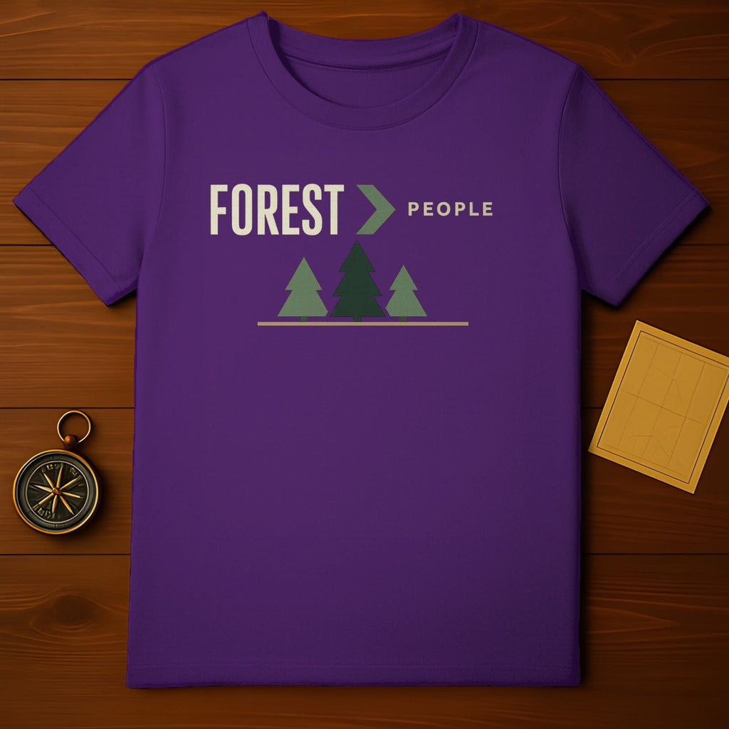 Purple Forest People Graphic Trees T-Shirt product type