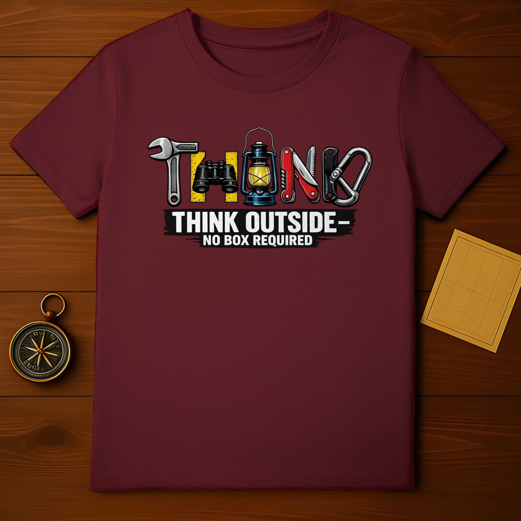 Think Outside No Box Required Graphic T-Shirt