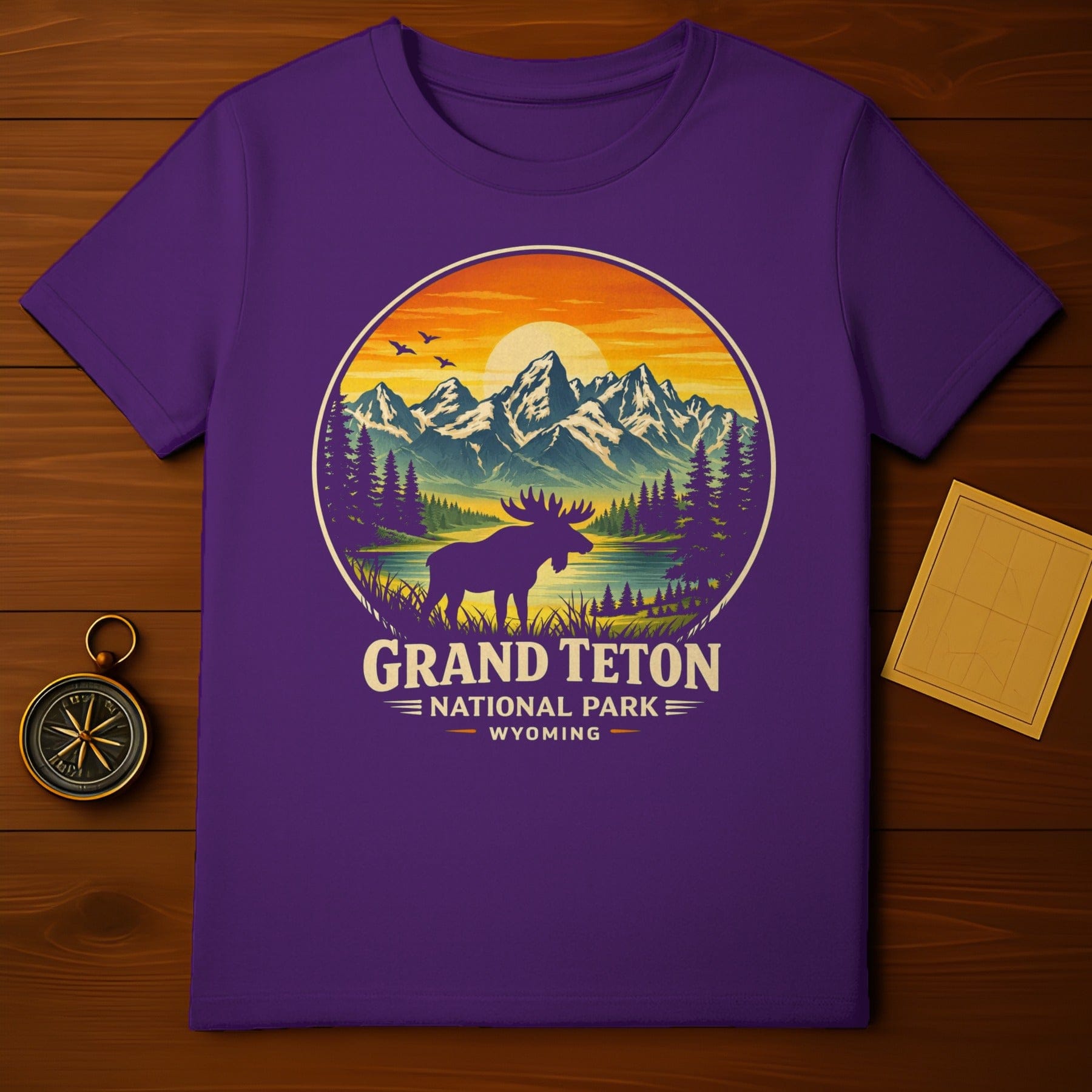GRAND TETON NATIONAL PARK WYOMING Moose Scene product type