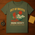 Out of Breath Hiking Society Graphic T-Shirt