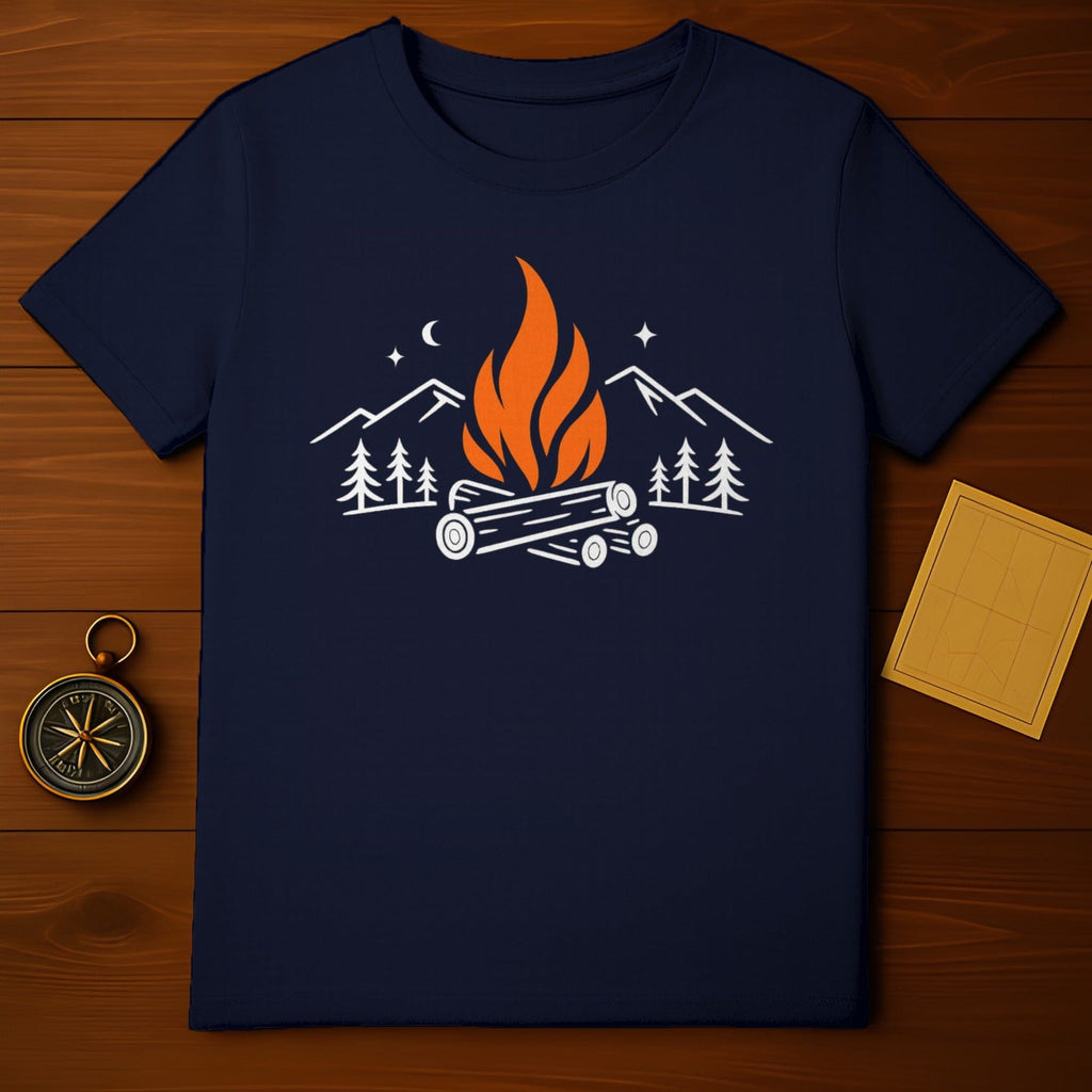 Night Sky Campfire Mountains Trees Moon Stars product type
campfire
camping
outdoor
adventure
mountains
trees
nature
night sky
stars
moon
bonfire
flame
wood logs
wilderness
exploration
hiking
forest
dark blue
graphic tee
t-shirt