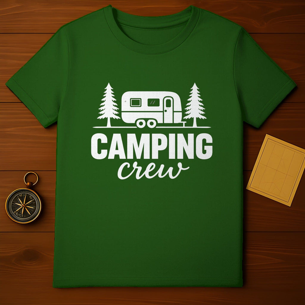 Camping Crew Graphic Design Shirt for Outdoor Lovers